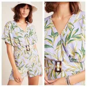 Anthropologie Small Rashida Palmas Romper NWT